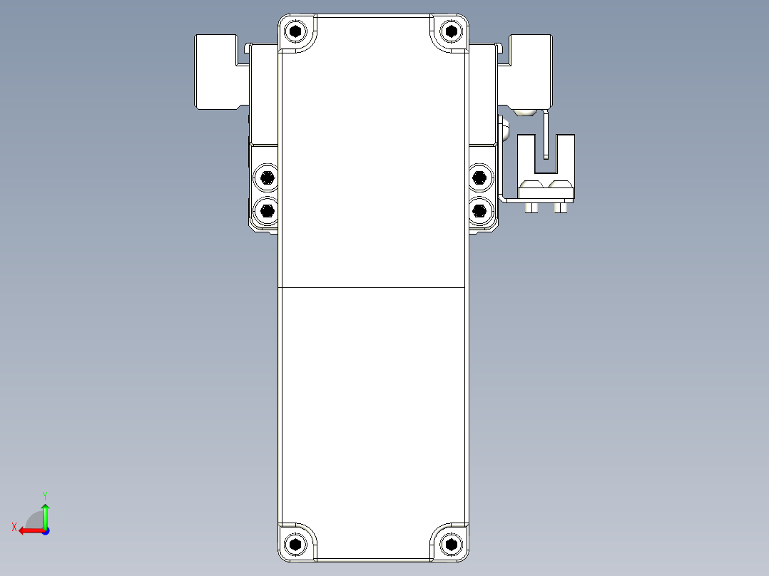 TPA-KNR-60E-1205C-L500A1-MP-BJ42-N3线性模块铝制底座后视图