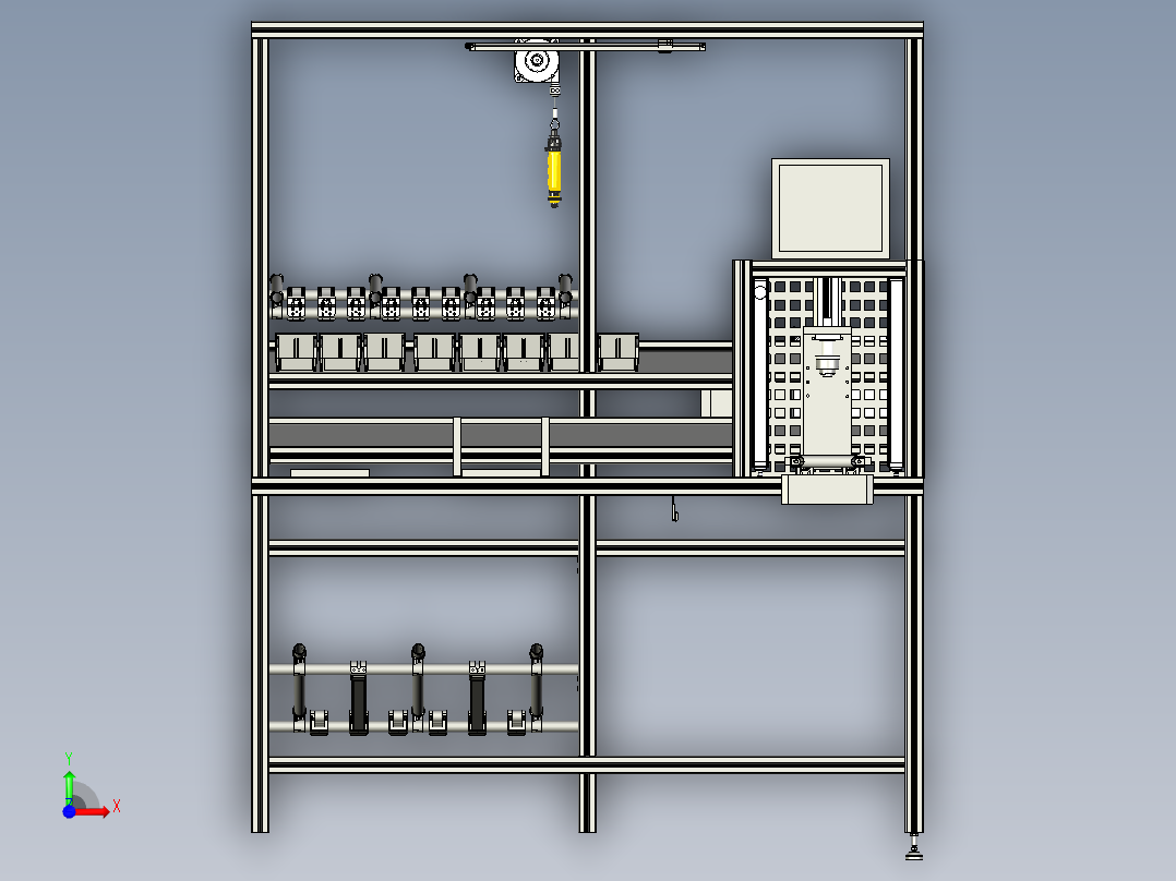 挤压铝分析站_x_t前视图