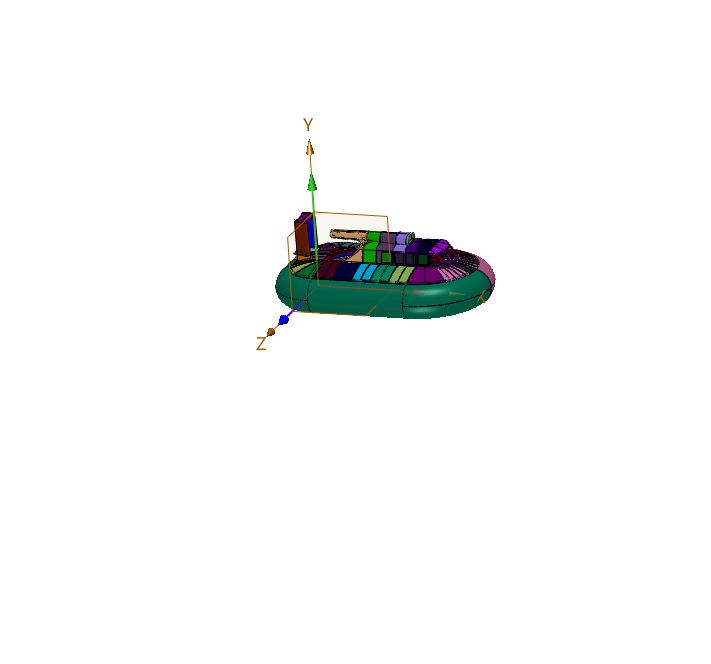 橡皮艇加厚气垫船