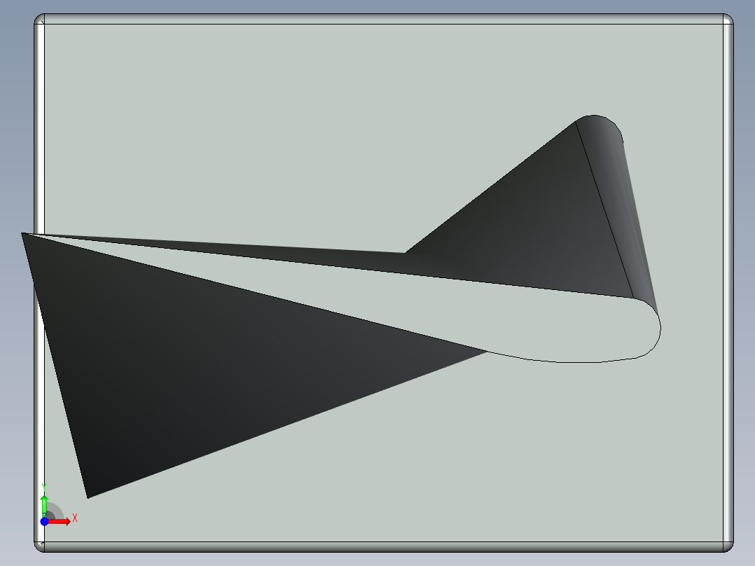 刀片 - 旋转元件---模型格式为 stp前视图