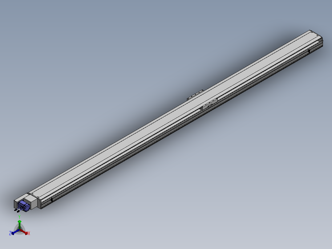 精密模组MT220-L150-3900-L-M75-C4正等轴测图