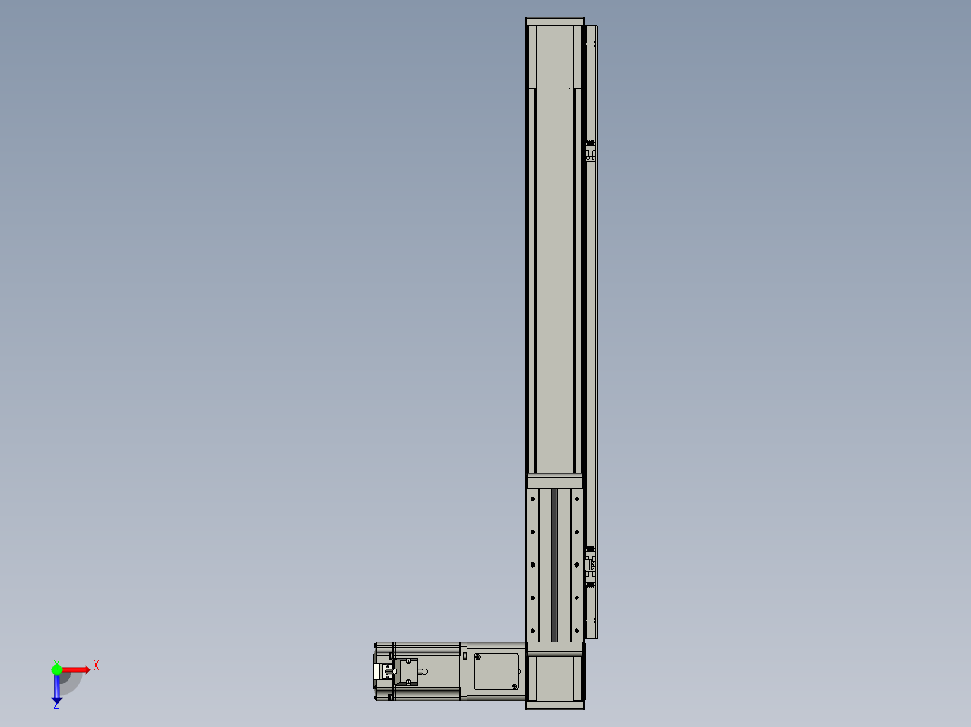 欧规系列-LB8-L150-S550-BR-ZP75-C3俯视图