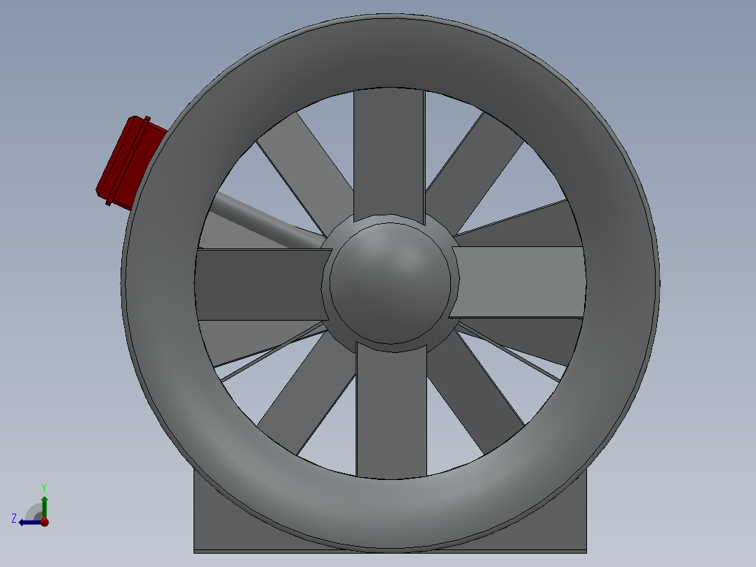射流风机NSL系列12款后视图