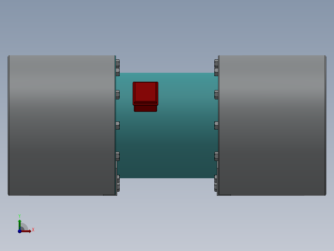 射流风机NSL系列12款右视图