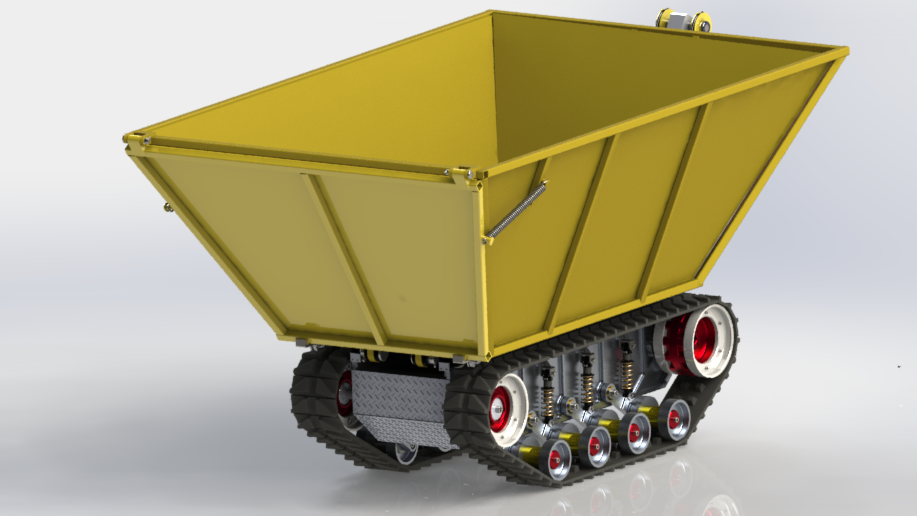 自动翻斗履带车