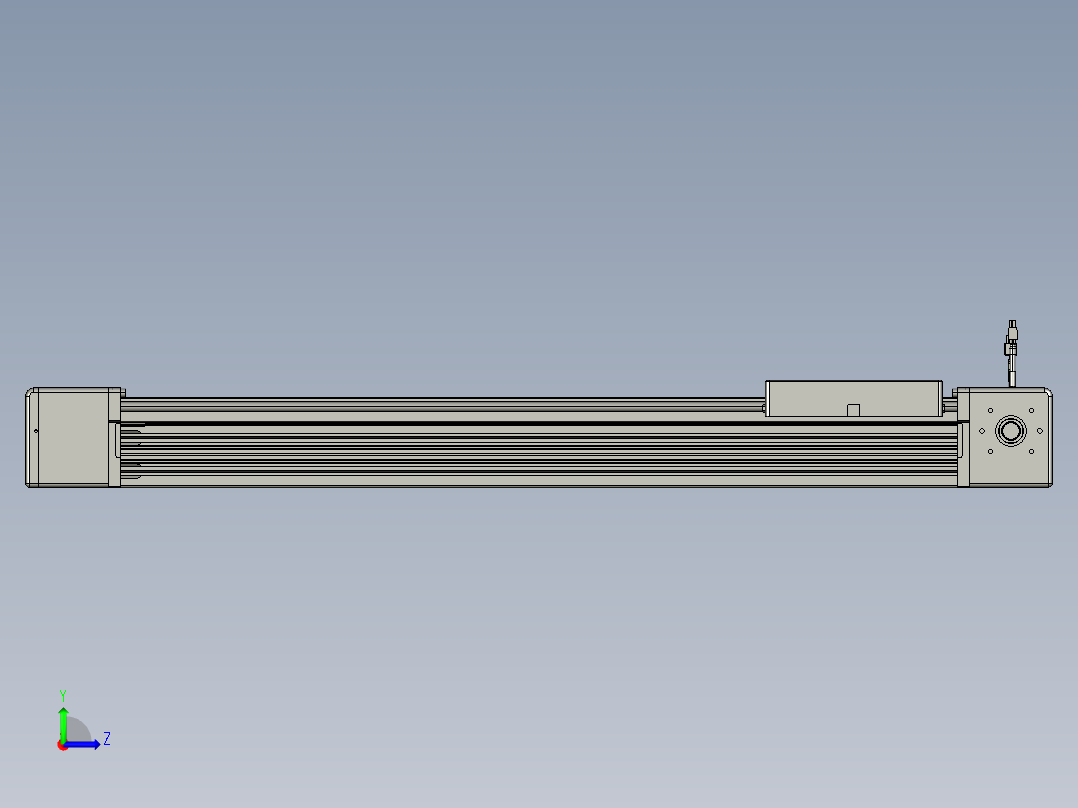 威洛博直线电机模组EB16-L208-S100-L-ZP75-MS3-5K左视图
