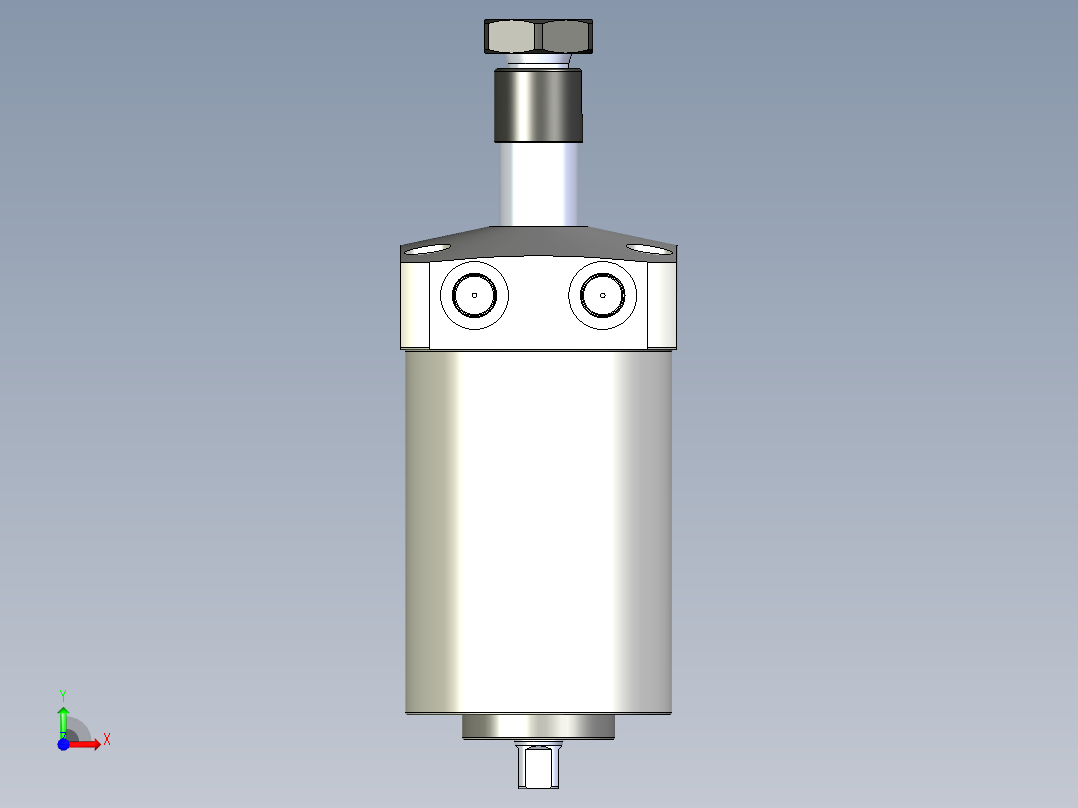KOSMEKWHE1600-2SRD多系列多零件图纸模型前视图