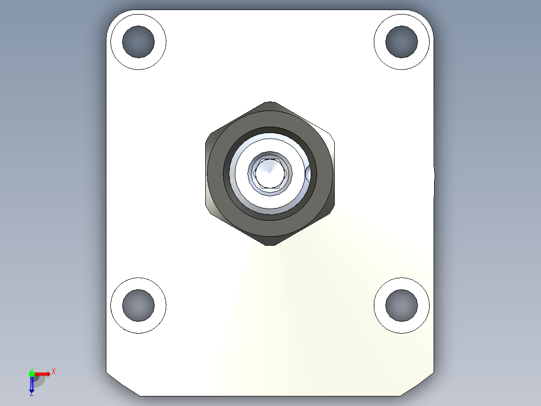 KOSMEKWHE1600-2SRD多系列多零件图纸模型俯视图