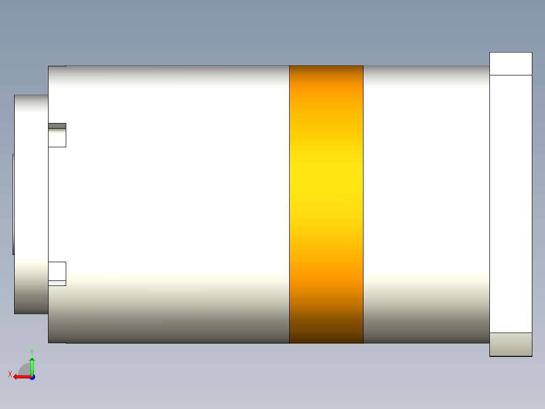 直齿孔PLE160-L3 35-114.3-200-M12.stp后视图