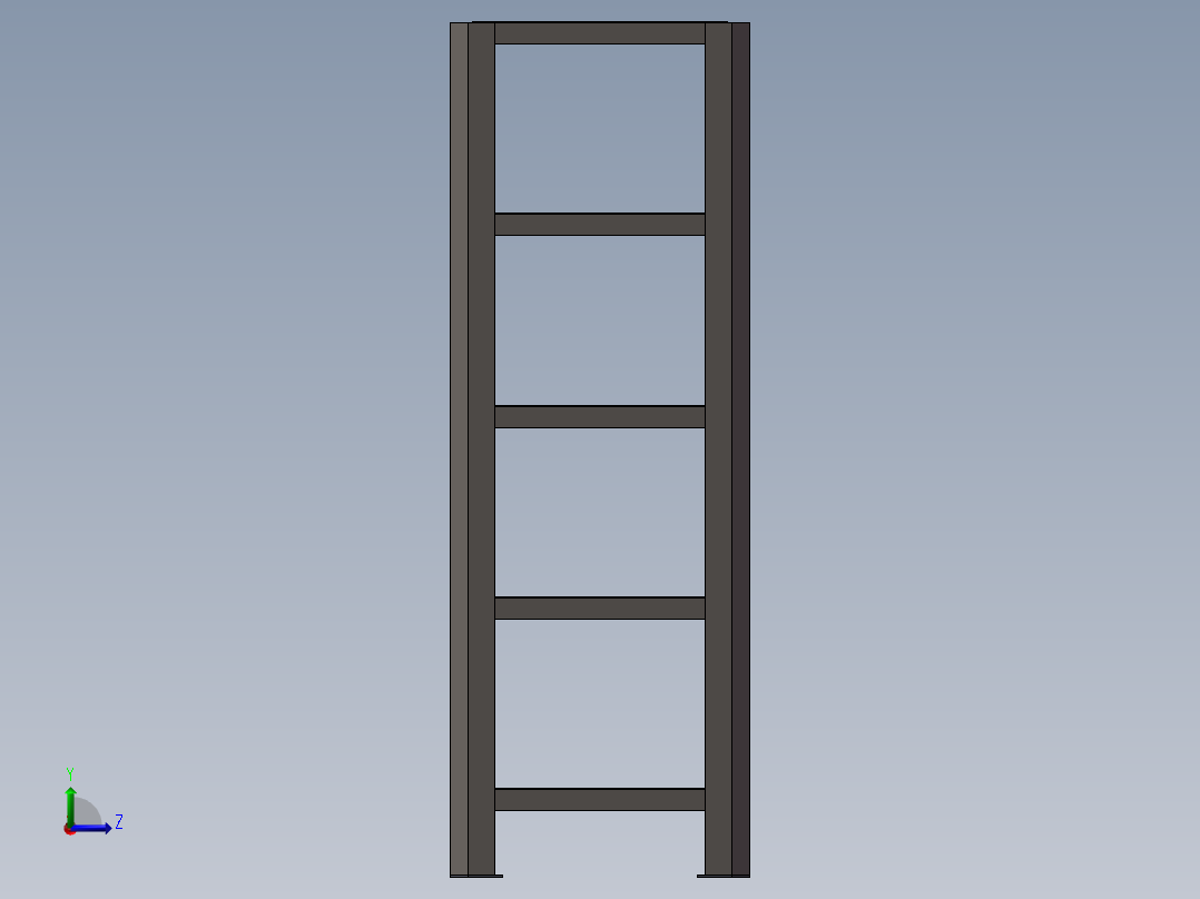 模具架子左视图