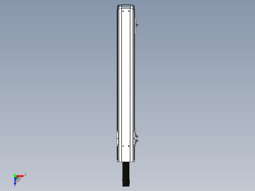 Toyo东佑达直线模组-ETH12-650-BC-100W+煞車俯视图