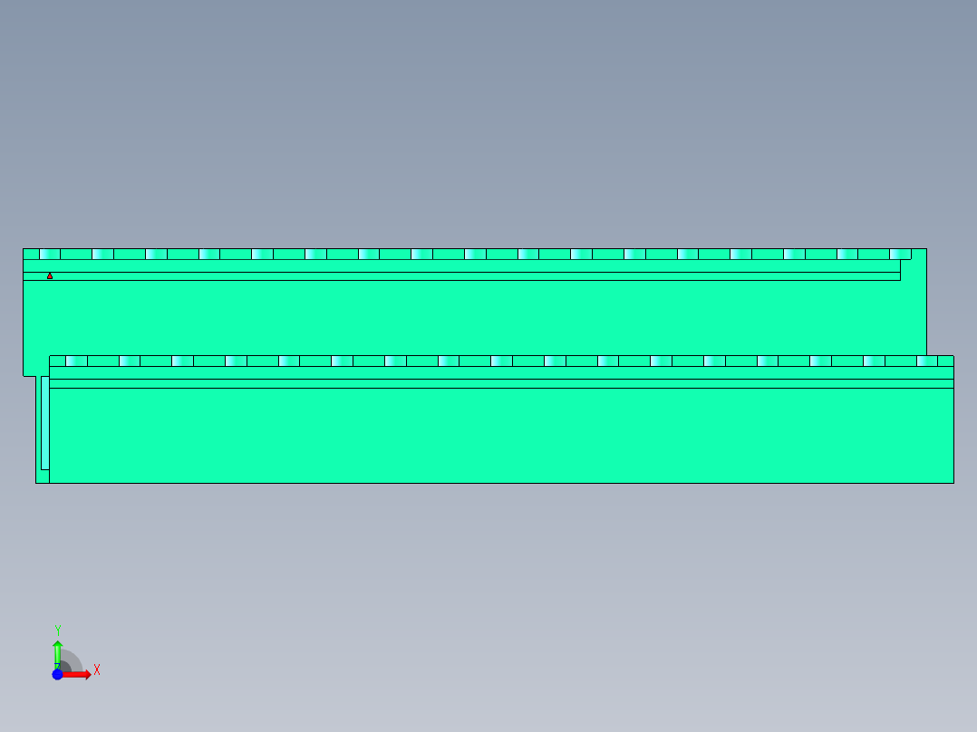 DEGSON 2EDG 系列 5.0mm 可插拔接线端子组-2EDGRT-5.0-34P-14-00AH前视图
