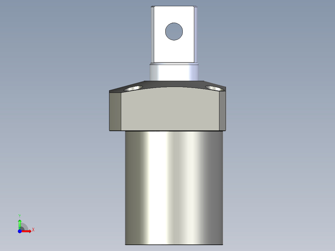 KOSMEKLHS0900-Sx-P多系列多零件图纸模型前视图