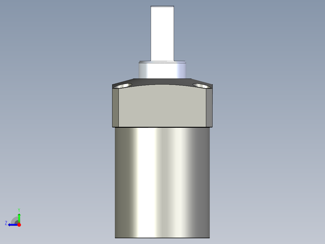 KOSMEKLHS0900-Sx-P多系列多零件图纸模型右视图