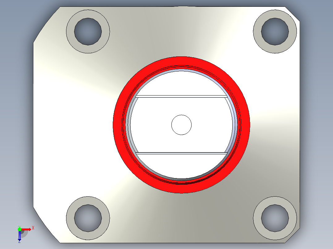 KOSMEKLHS0900-Sx-P多系列多零件图纸模型俯视图
