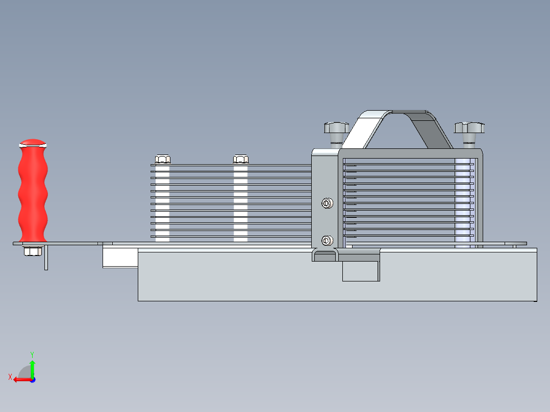 番茄切片机后视图