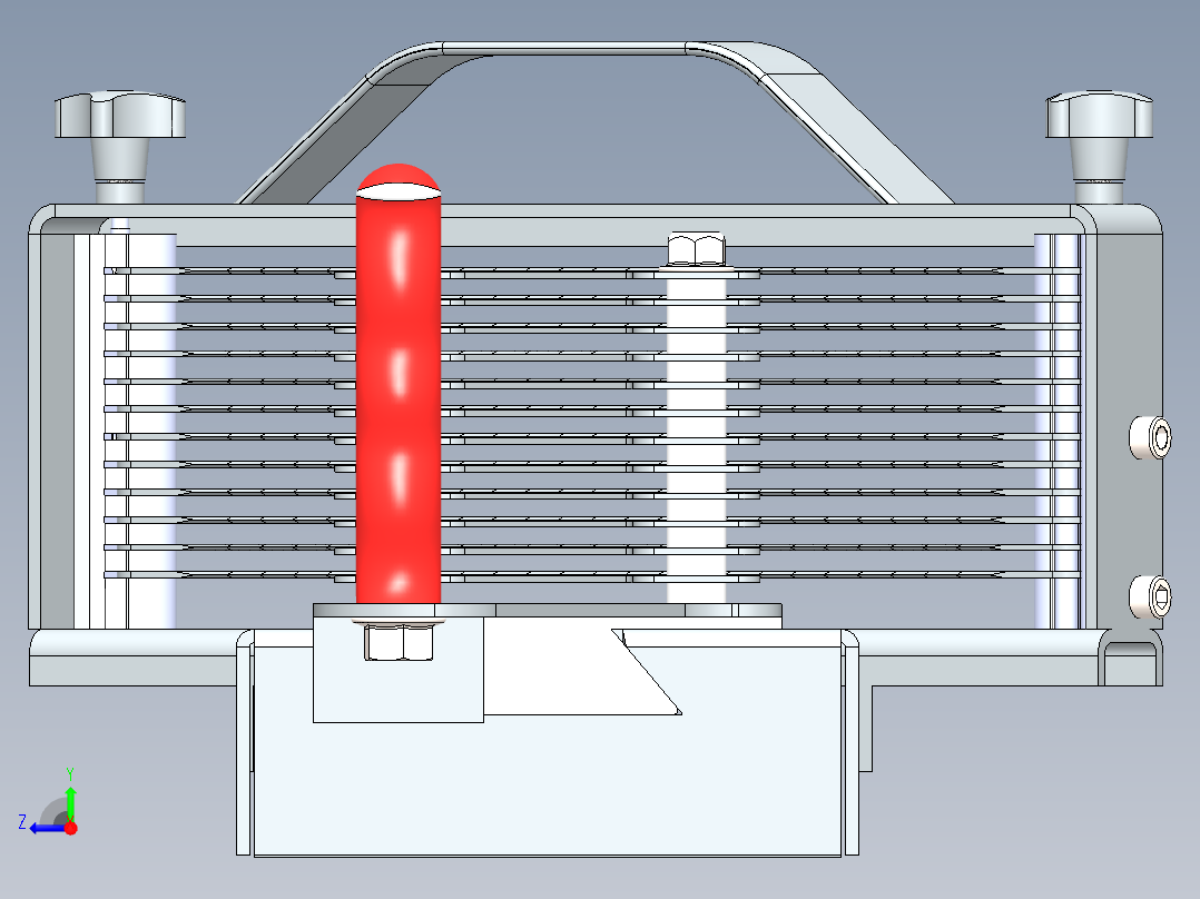 番茄切片机右视图