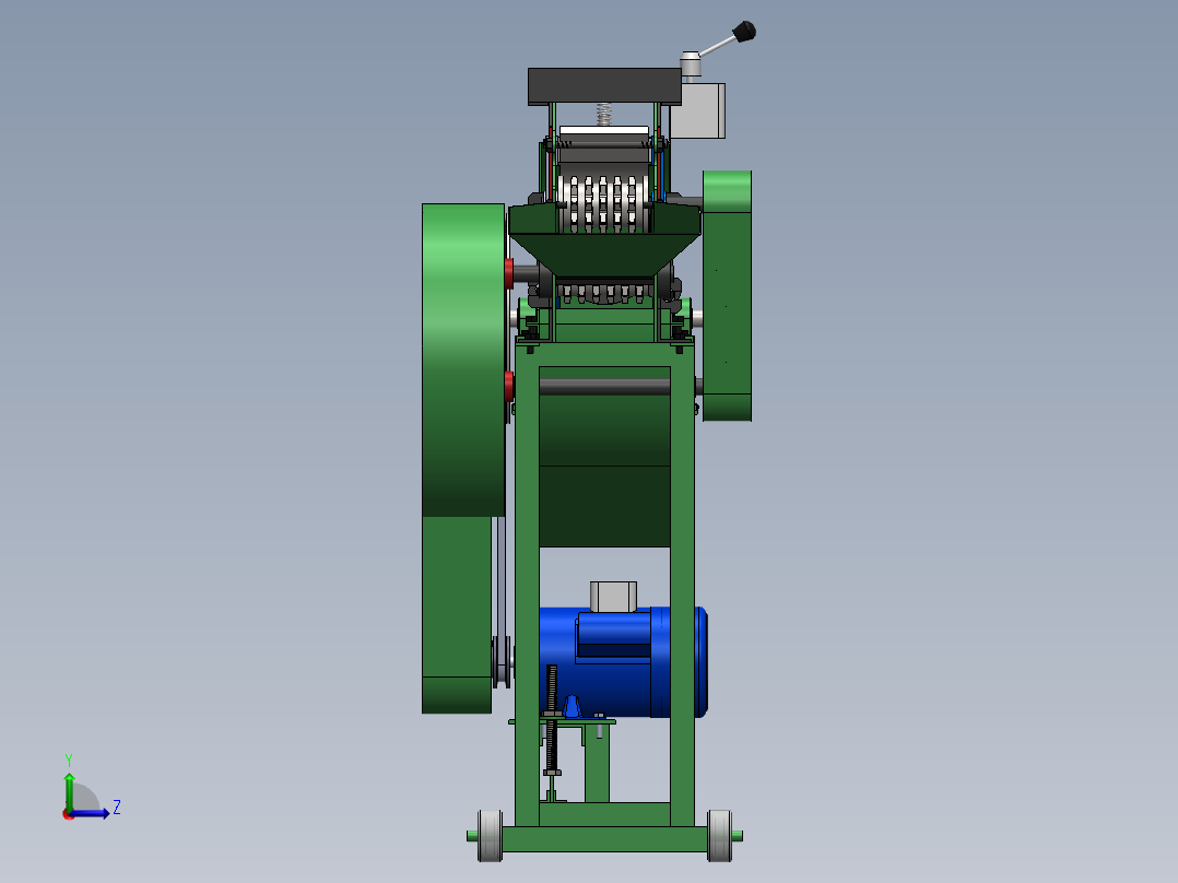 Chaff cutter左视图