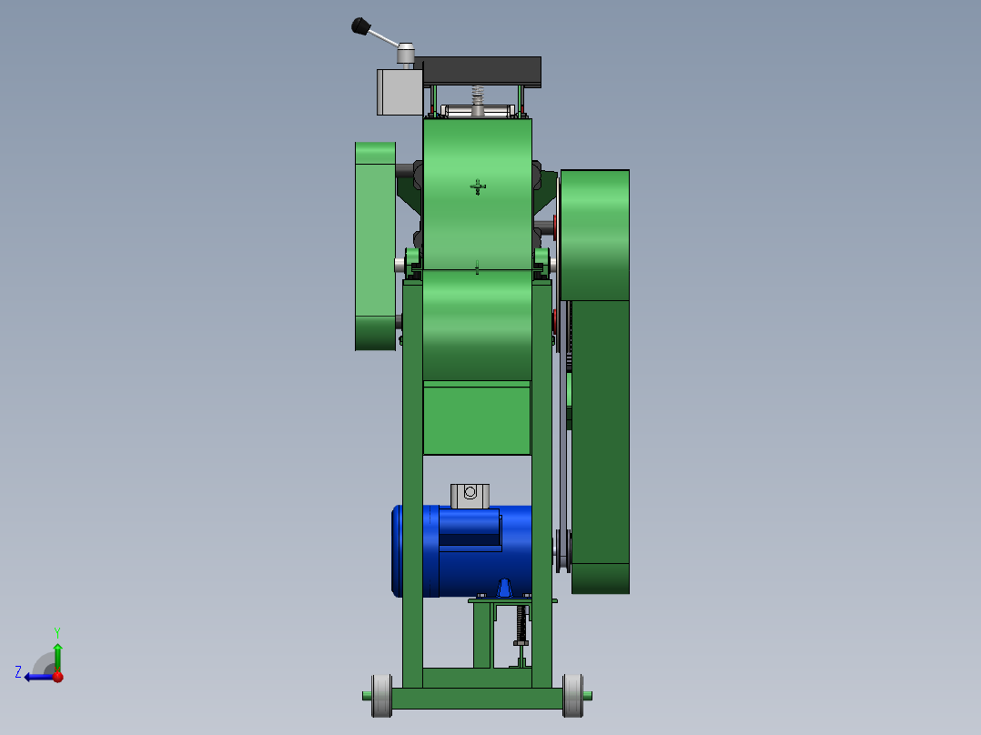 Chaff cutter右视图