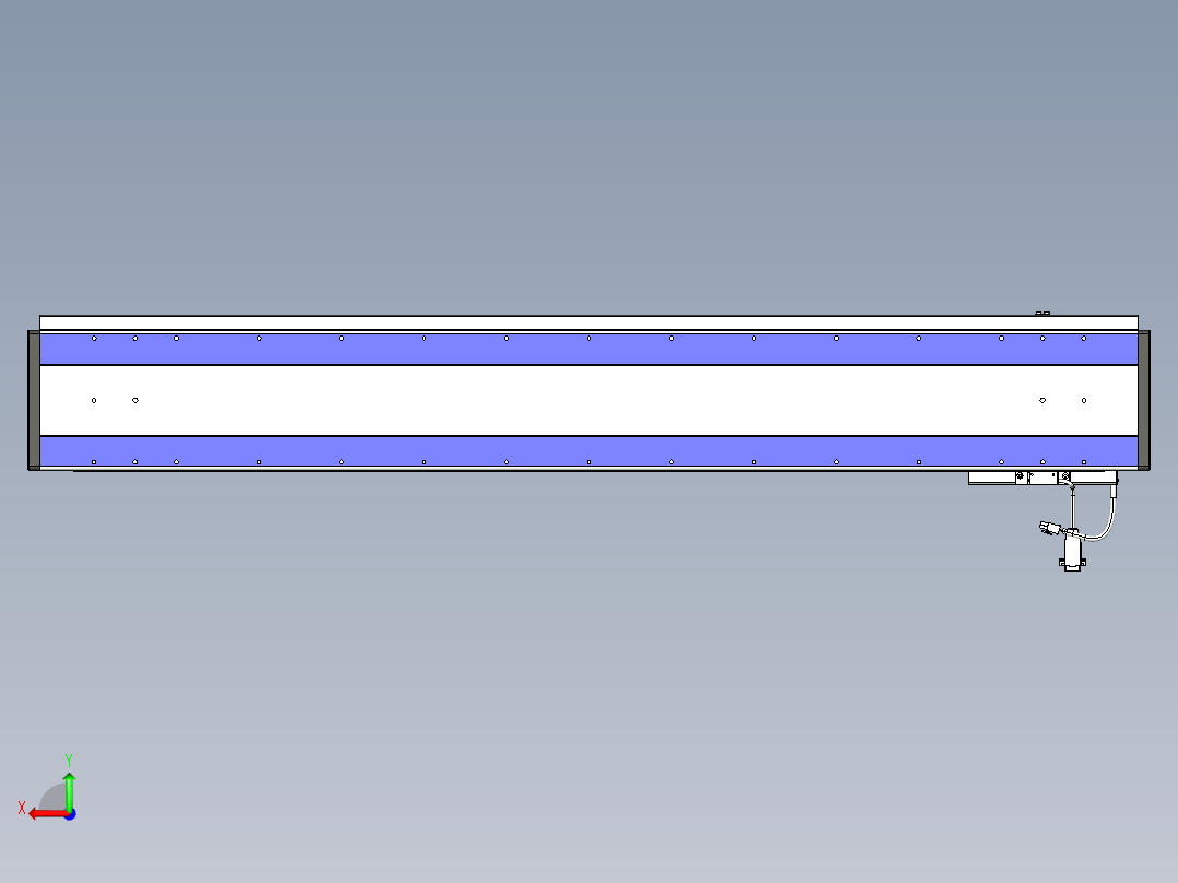 威洛博VL系列3d模型模组VL17E2Y-S1100后视图
