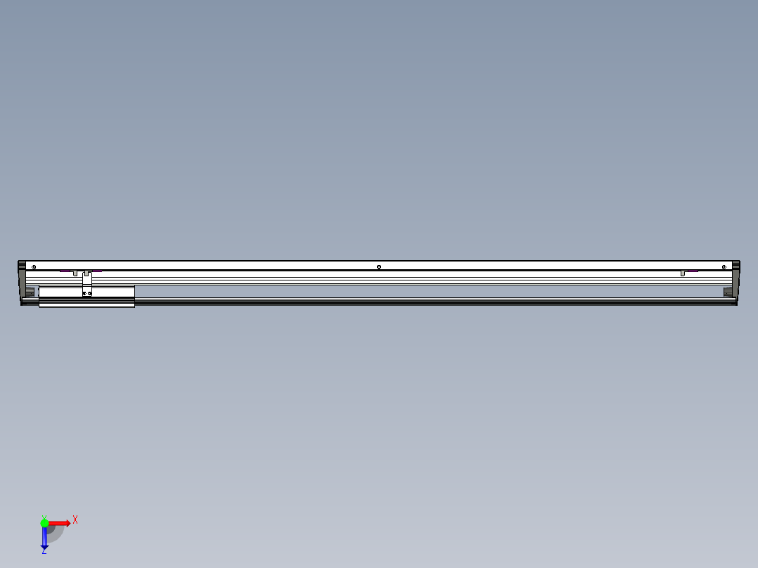 威洛博VL系列3d模型模组VL17E2Y-S1100俯视图