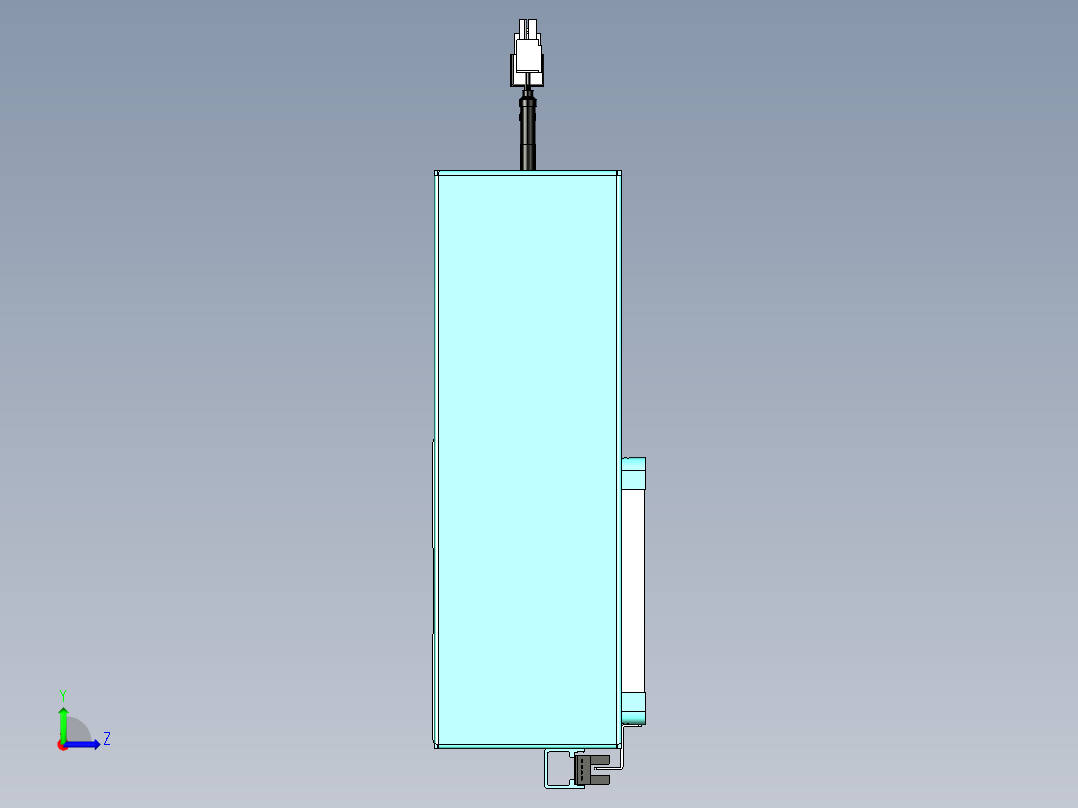 威洛博VC丝杆传动-无尘环境VC14-Lxx-C-S1000-BR-ZP75-C3左视图