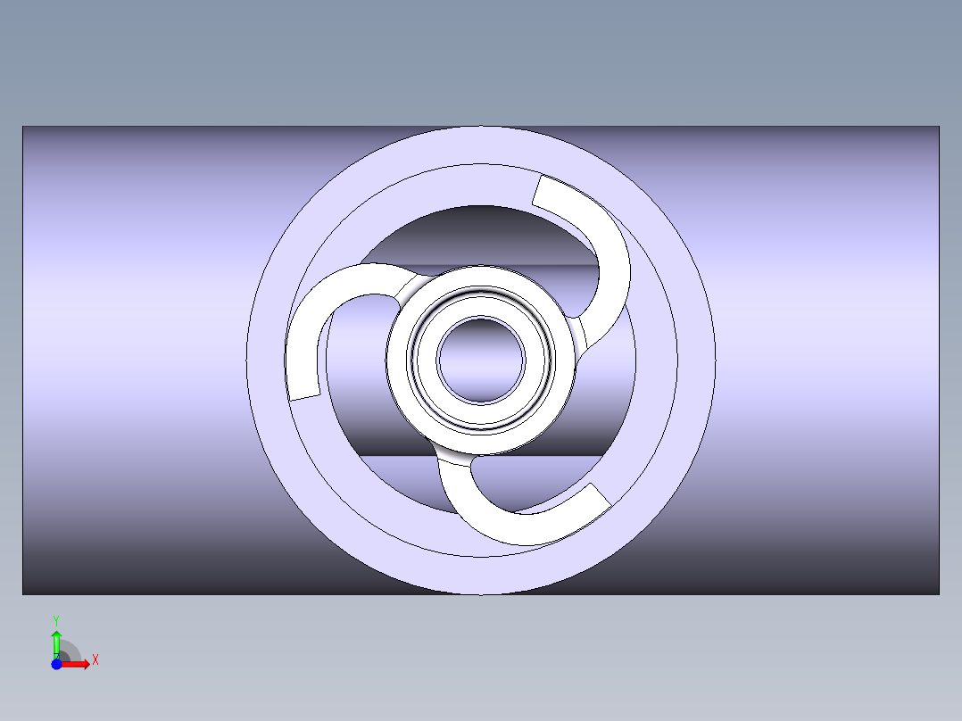 [PVCxPVC] 三通Tee前视图