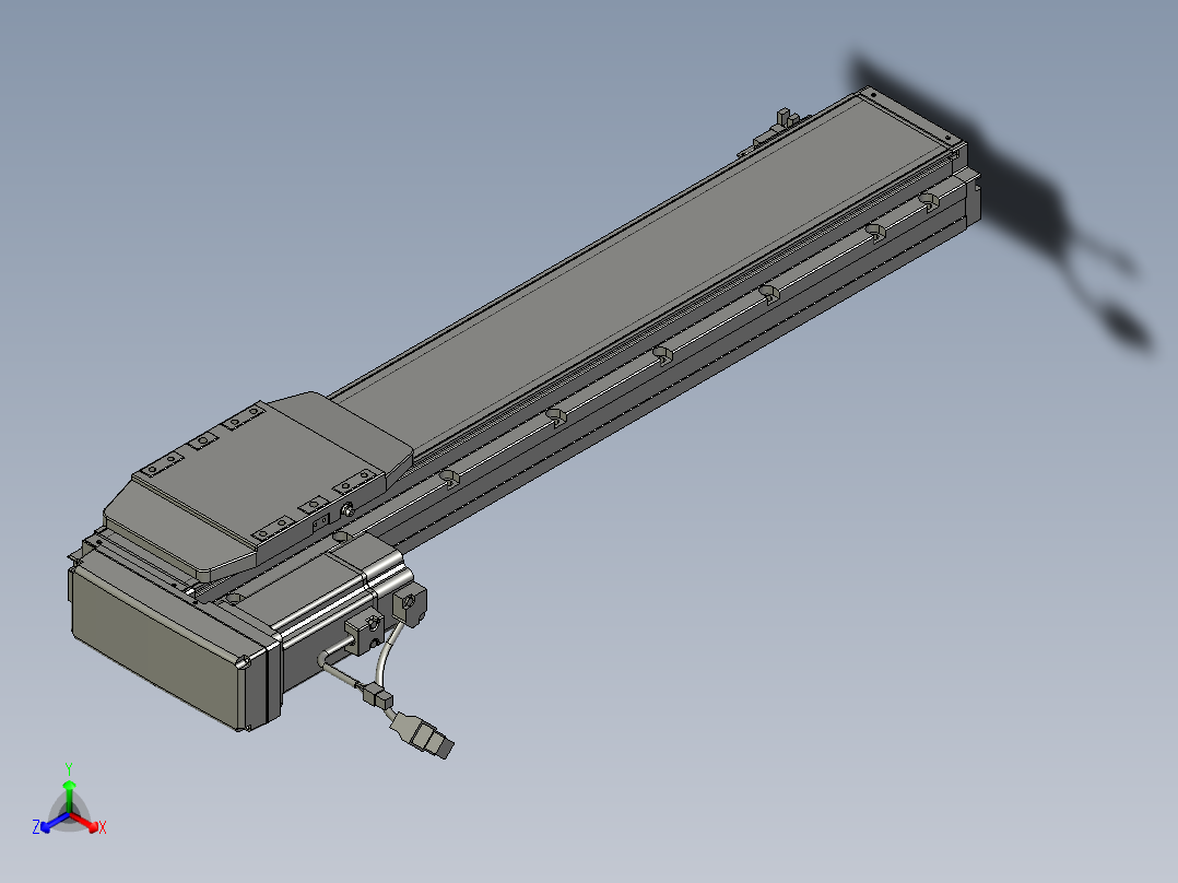 威洛博模组VGTH12-L10-C-S500-BL-ZT40-C3正等轴测图