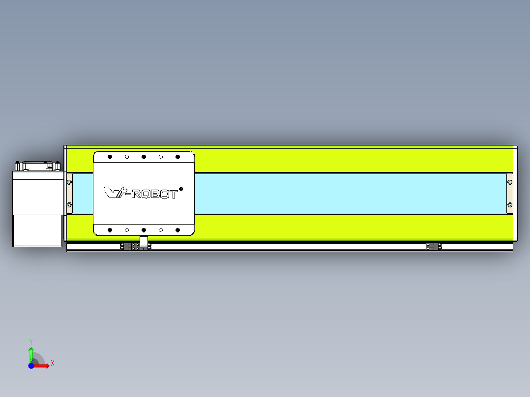 威洛博VBC同步带传动一无尘环境VBC17-L45-S500-BLD-ZP75-C3前视图