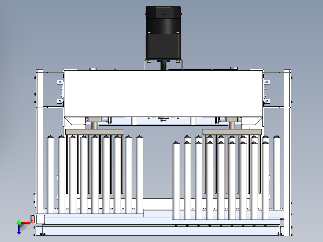 垂直循环升降机sw17俯视图