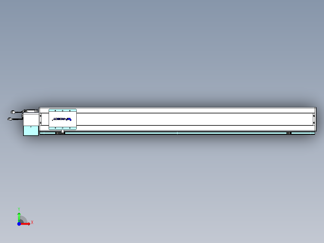威洛博VBC同步带传动一无尘环境VBC14-L45-S1300-BLD-ZP75-C3前视图