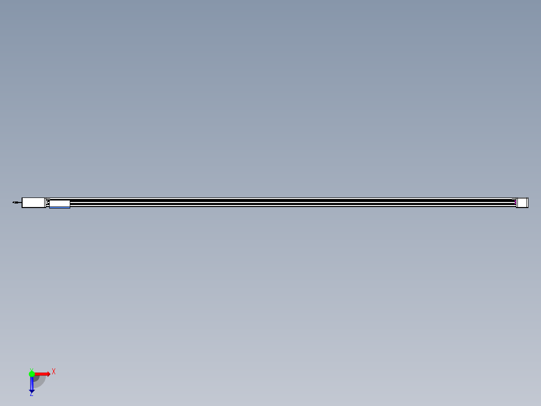 威洛博LB.GB同步带传动--欧规系列GB8-L96-S3900-BR-P75俯视图