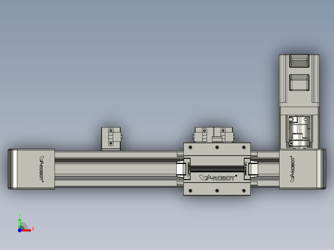 威洛博LB.GB同步带传动--欧规系列EBF5-L11-S150-BL-P20-C4前视图