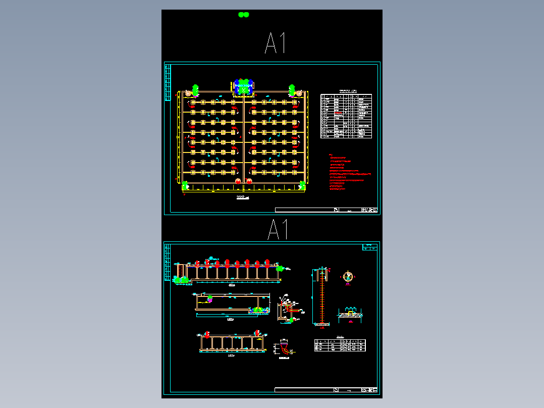 7500方清水池建施cad图纸