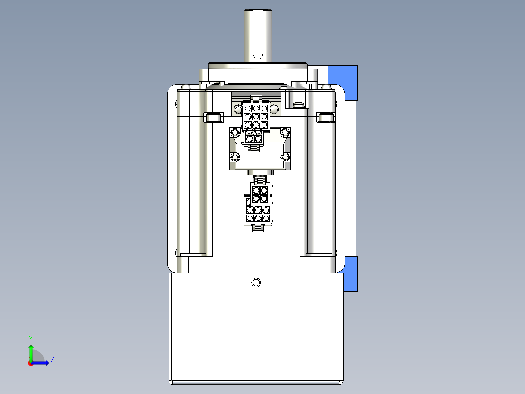 威洛博LB.GB同步带传动--欧规系列GB8-L96-S1050-BL-P75左视图