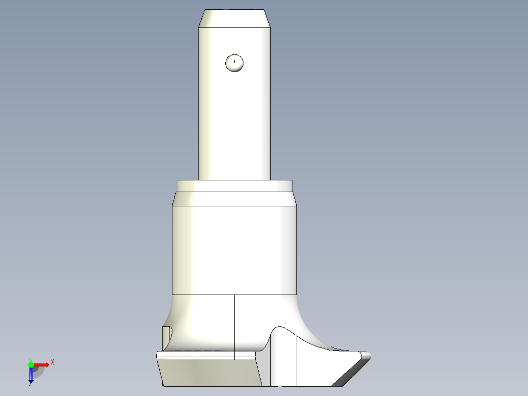 定位扣件2240-3D多系列多零件图纸模型俯视图