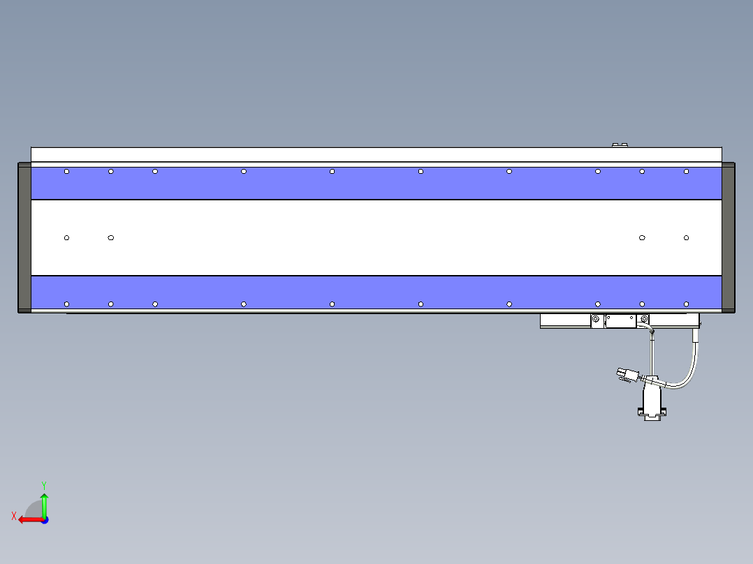 威洛博VL系列3d模型模组VL17E2Y-S550后视图