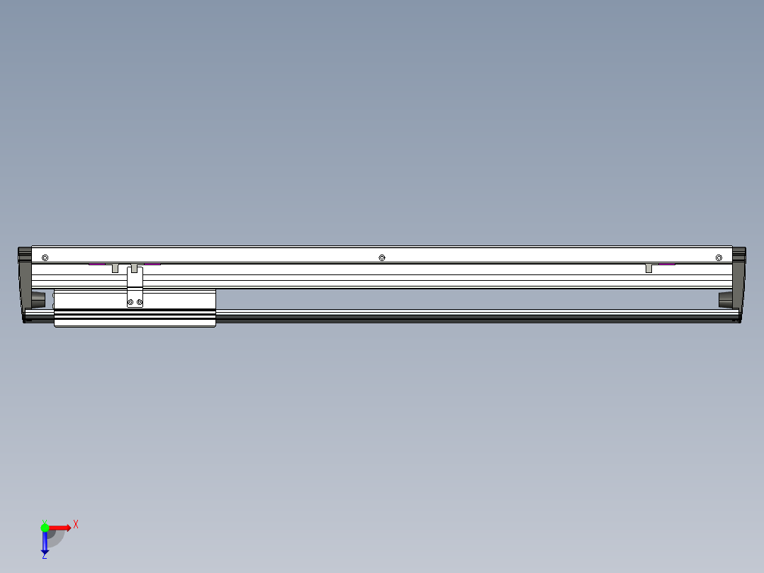 威洛博VL系列3d模型模组VL17E2Y-S550俯视图