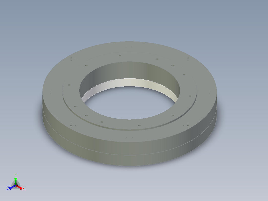 570-500直驱电机正等轴测图