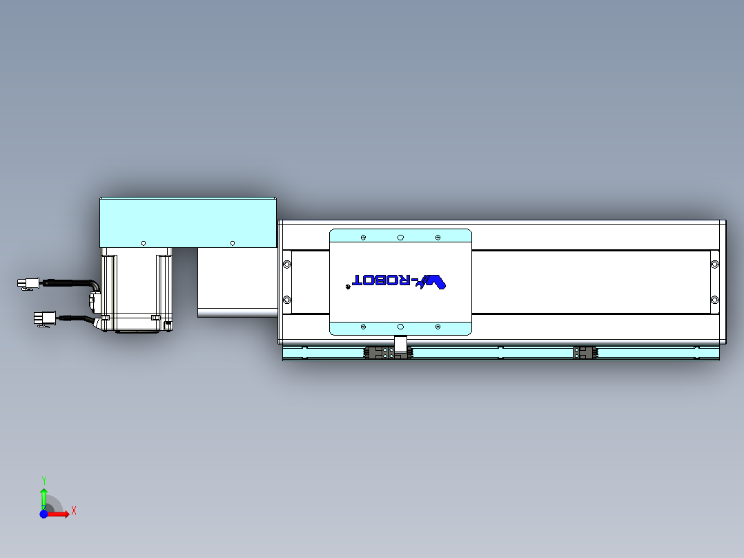 威洛博VBC同步带传动一无尘环境VBC14-L45-S200-BR-ZP75-C3前视图