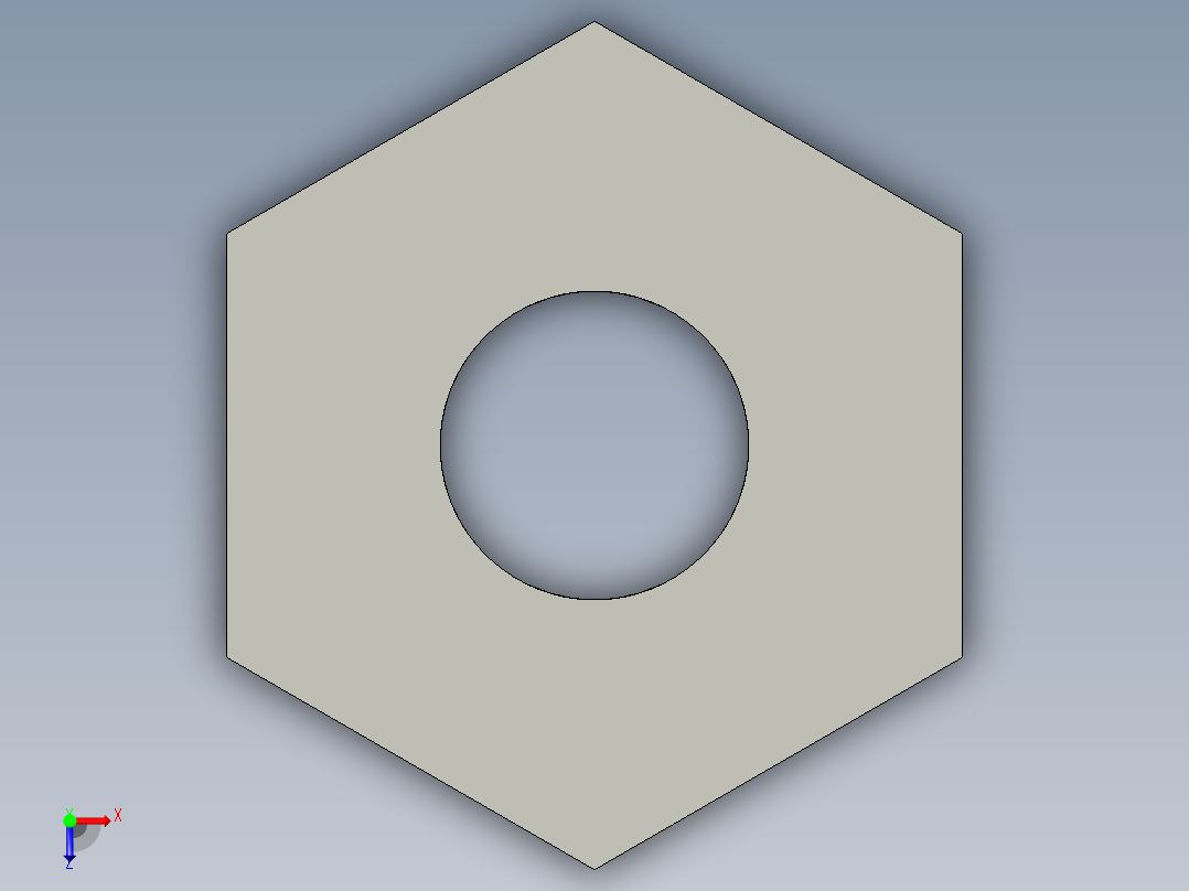 基恩士FU-6Fnut_kc图纸模型俯视图