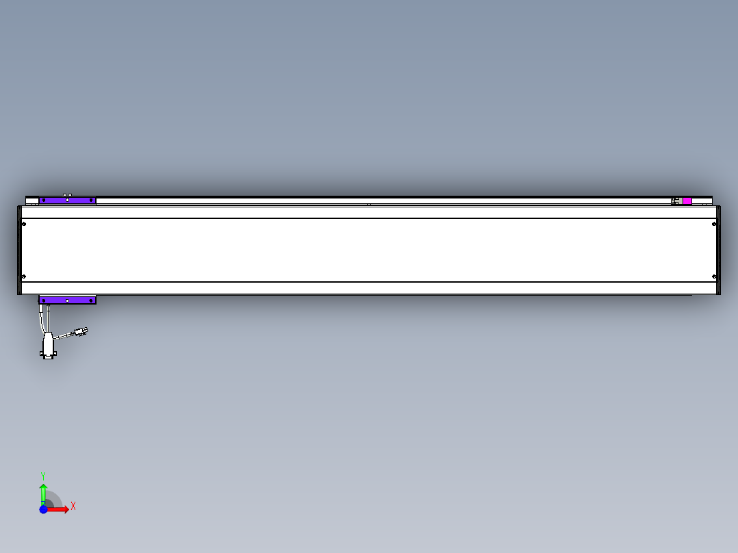 威洛博VL系列3d模型模组VL17E1Y-S1150前视图