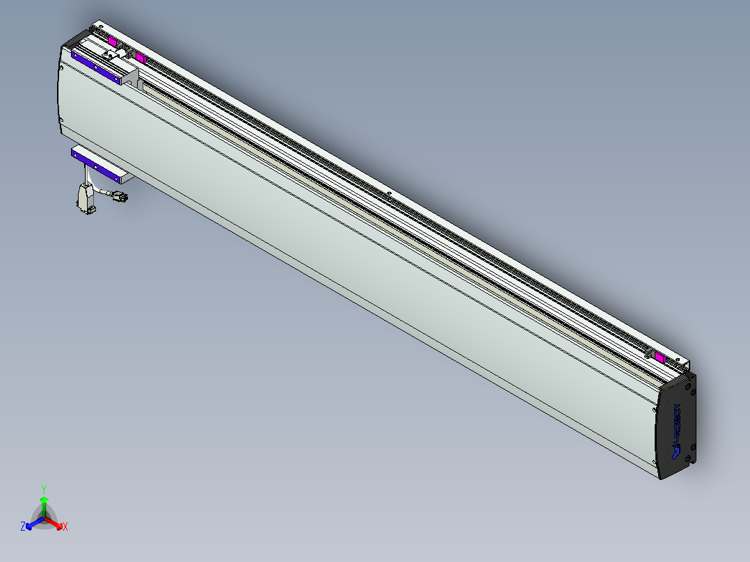 威洛博VL系列3d模型模组VL17E1Y-S1150正等轴测图