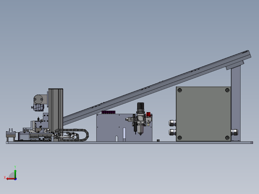 自动螺母分料器sw20后视图