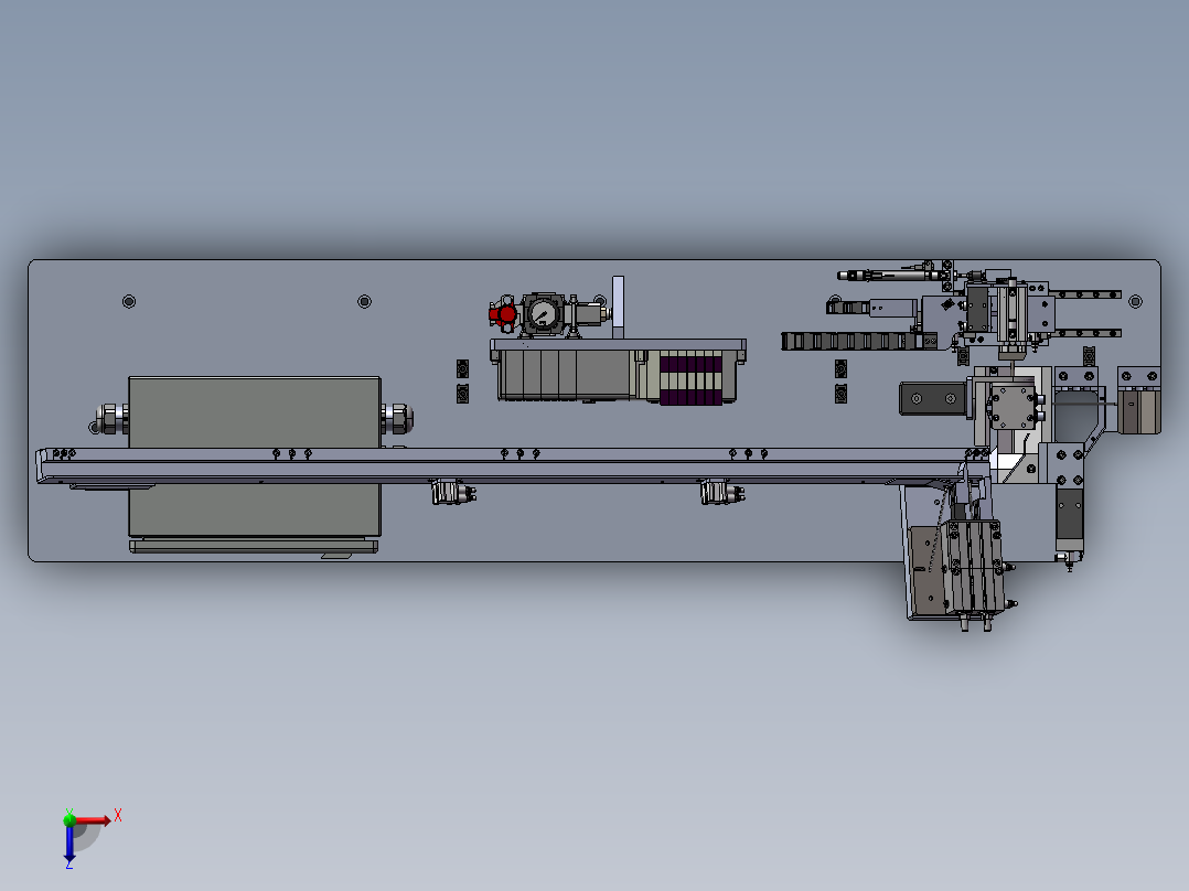 自动螺母分料器sw20俯视图