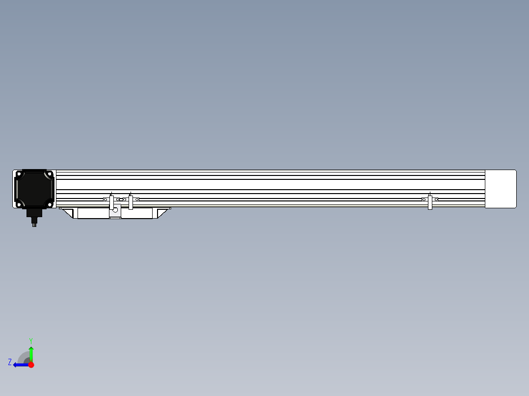 Toyo东佑达直线模组-M65M-X78-500-R-M40-C4右视图