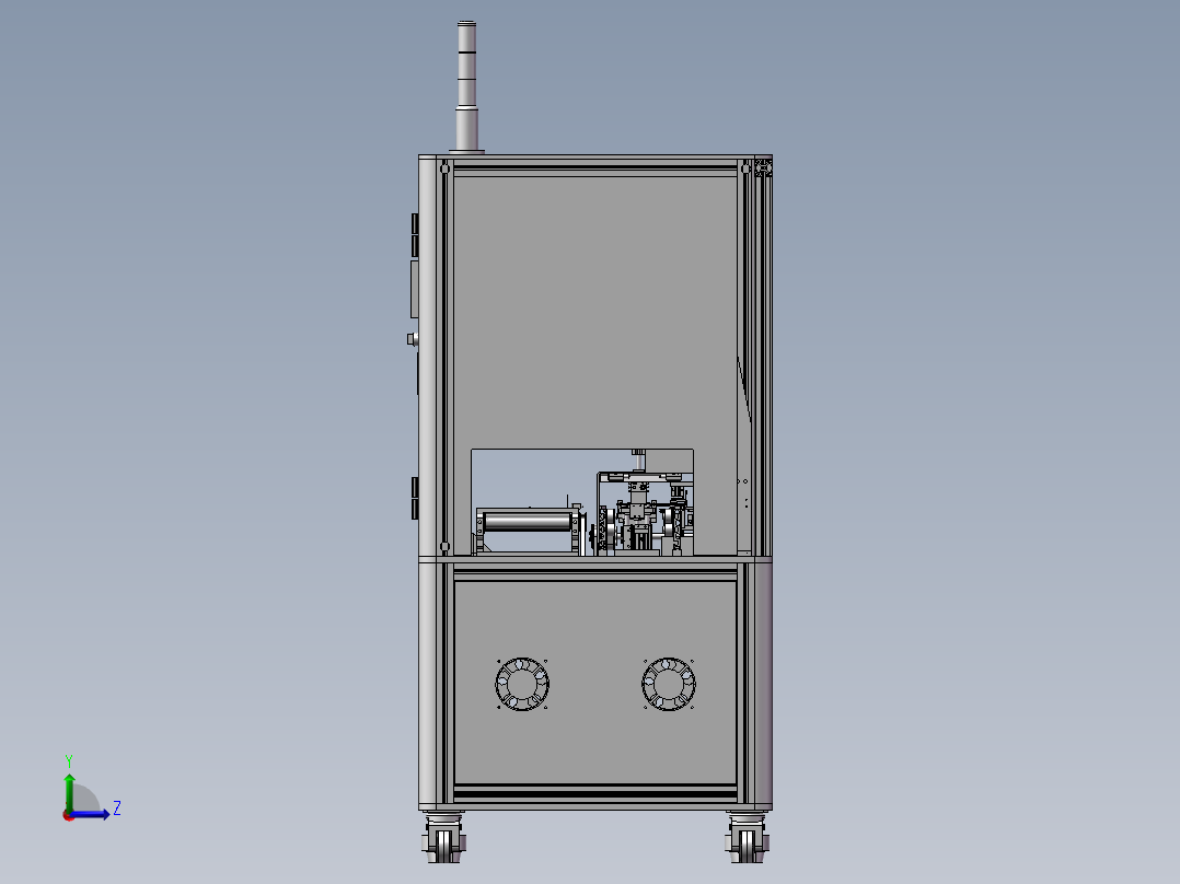 焊后检查机左视图