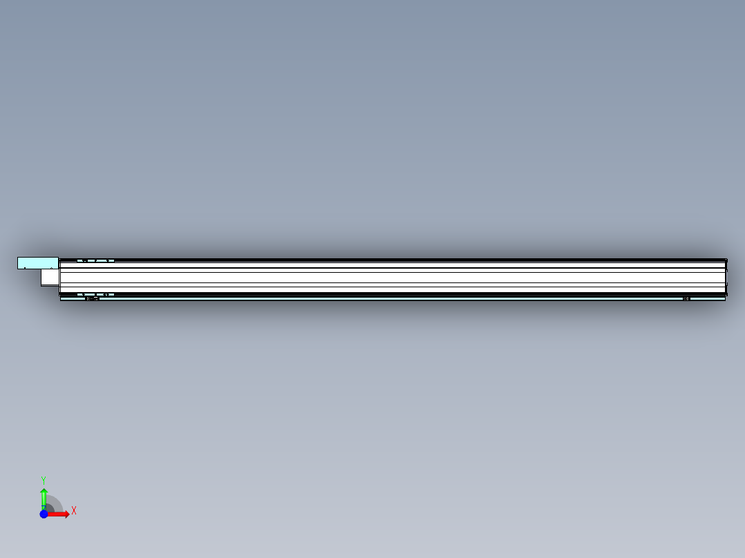 威洛博VBF同步带传动一般环境VBF14-L45-S2200-BR-ZP40-C3前视图