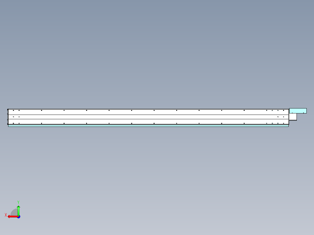 威洛博VBF同步带传动一般环境VBF14-L45-S2200-BR-ZP40-C3后视图