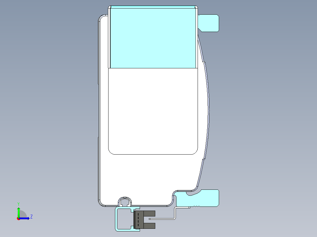 威洛博VBF同步带传动一般环境VBF14-L45-S2200-BR-ZP40-C3左视图